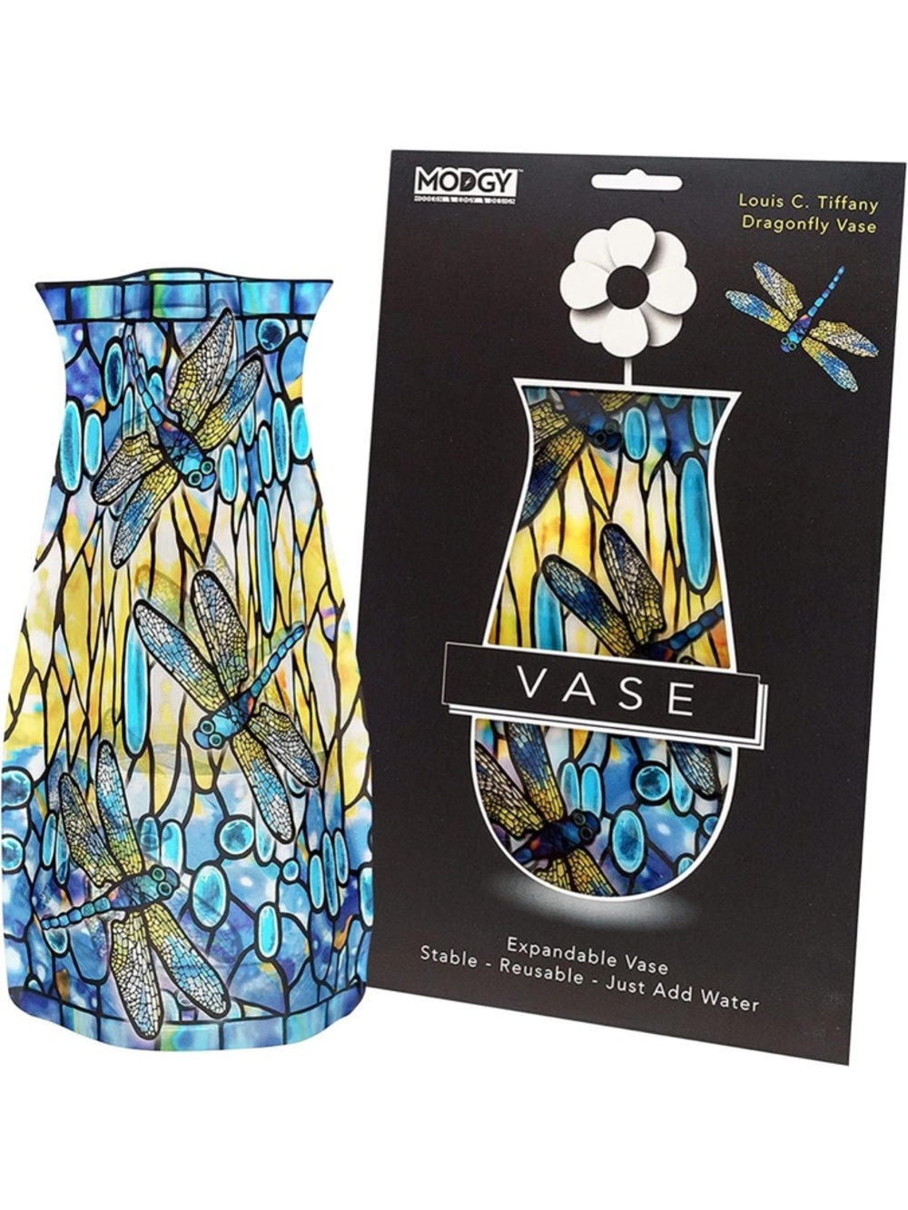 MODGY Dragonfly Expandable plastic Vase -    NWT.